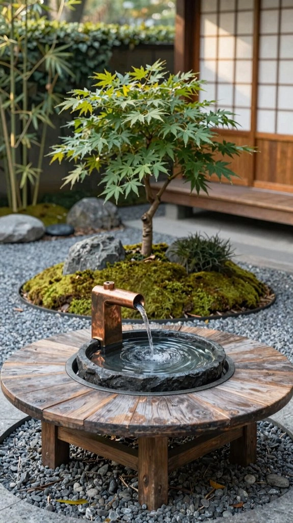 tiny plug in patio fountain