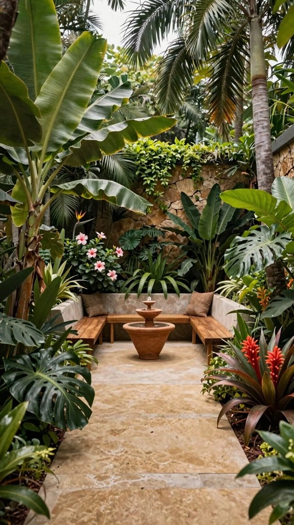 tropical bold frame walkways