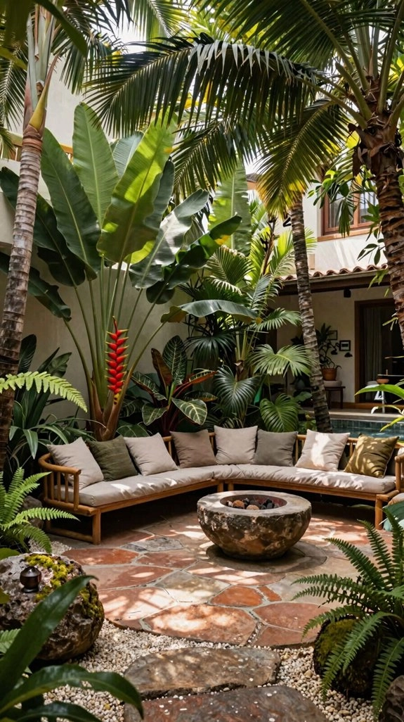tropical canopy cozy lounge