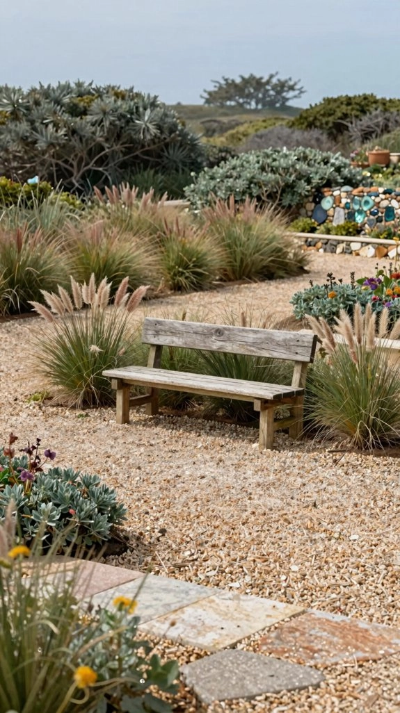 warm coastal gravel garden