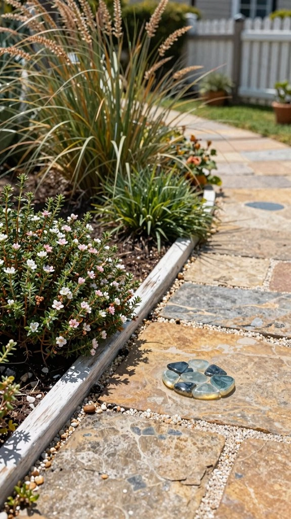 wave tumbled sea glass tiles