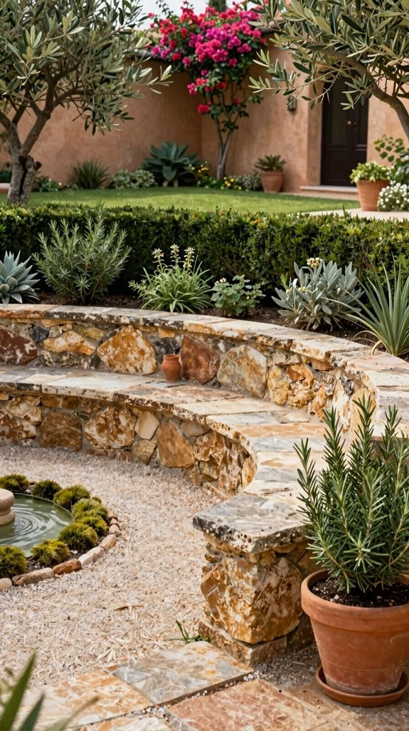 weatherproof built in outdoor seating