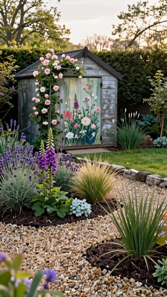 whimsical cottage garden shed