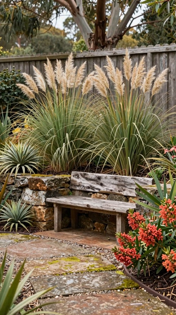year round native grass texture
