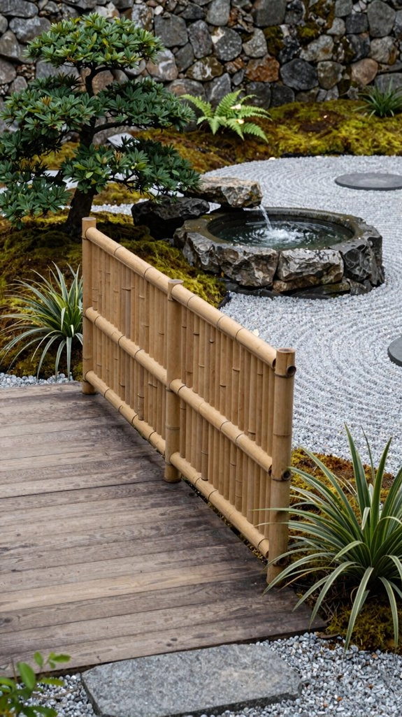 zen garden bamboo privacy screening