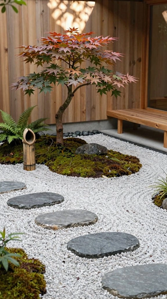 zen japanese maple focal point