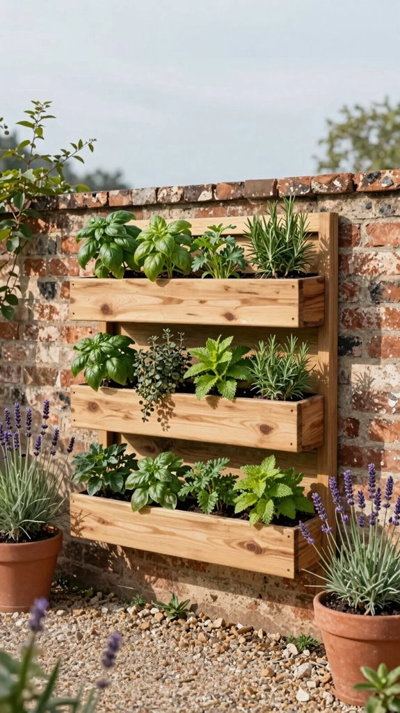 beginner friendly vertical herb garden