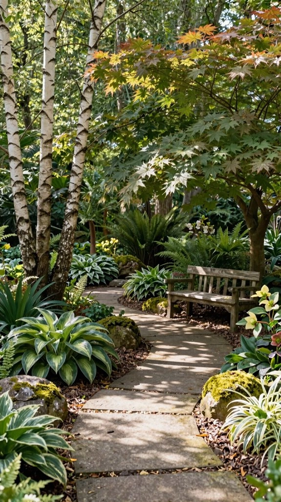 dappled light woodland planting tips