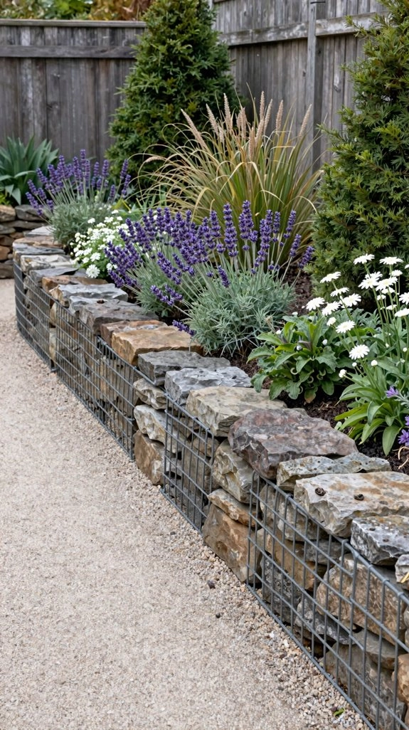 drainage friendly stone retaining wall