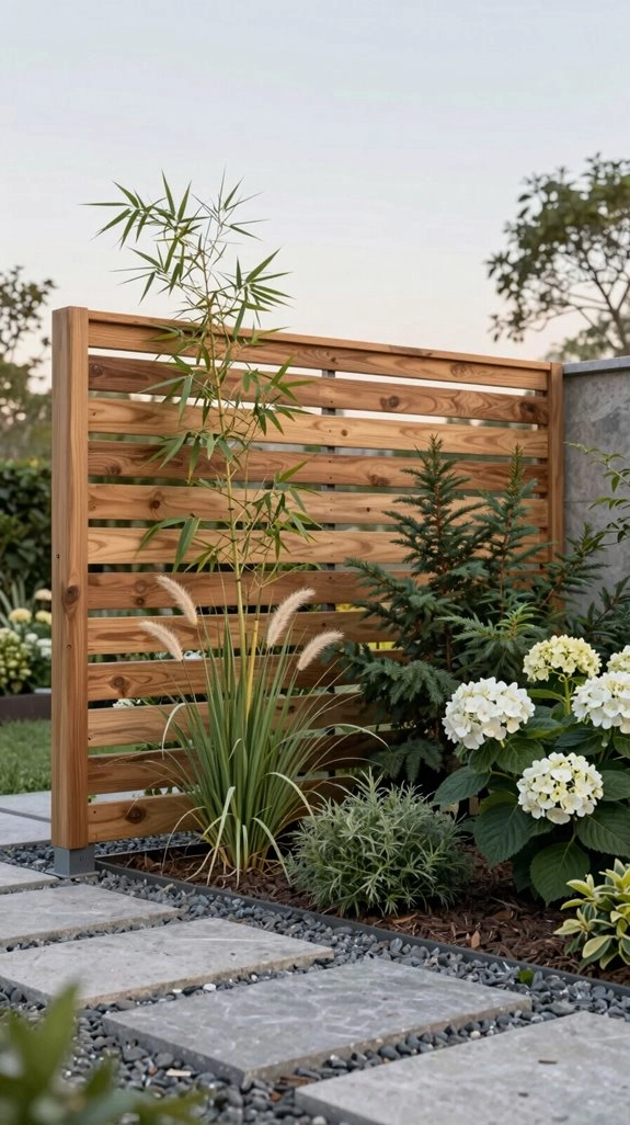 freestanding hanging planter privacy