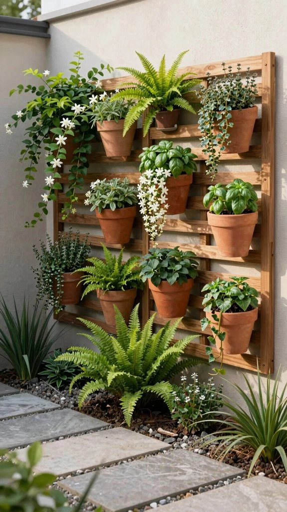 healthy vertical garden care