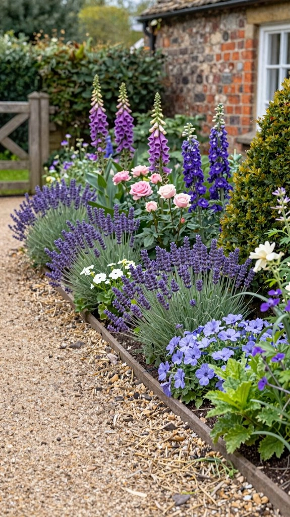 living plant border shrubs