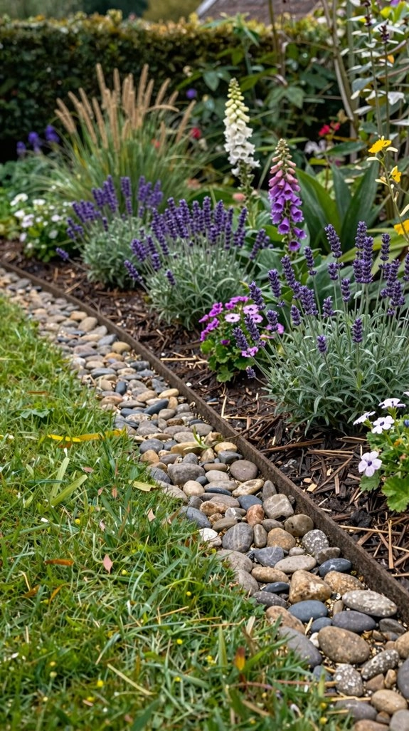 natural stone lawn edging easy win