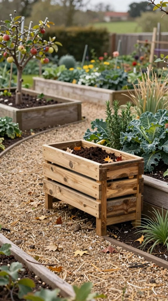 open side airy compost bin