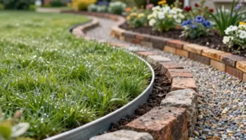 professional clean lawn edging ideas