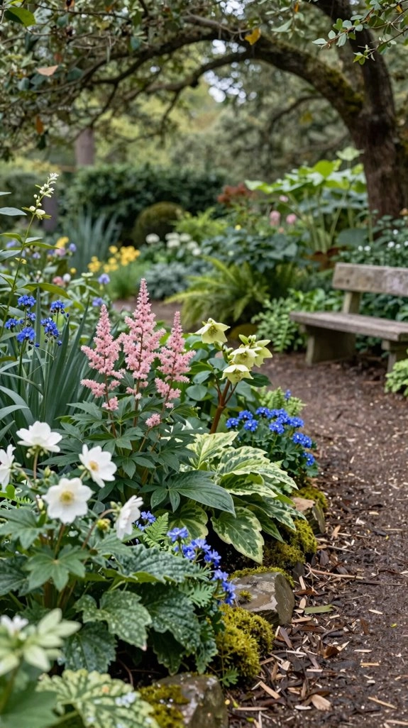 shade perennials with fall blooms