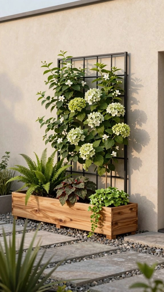 sturdy trellis for climbing vines