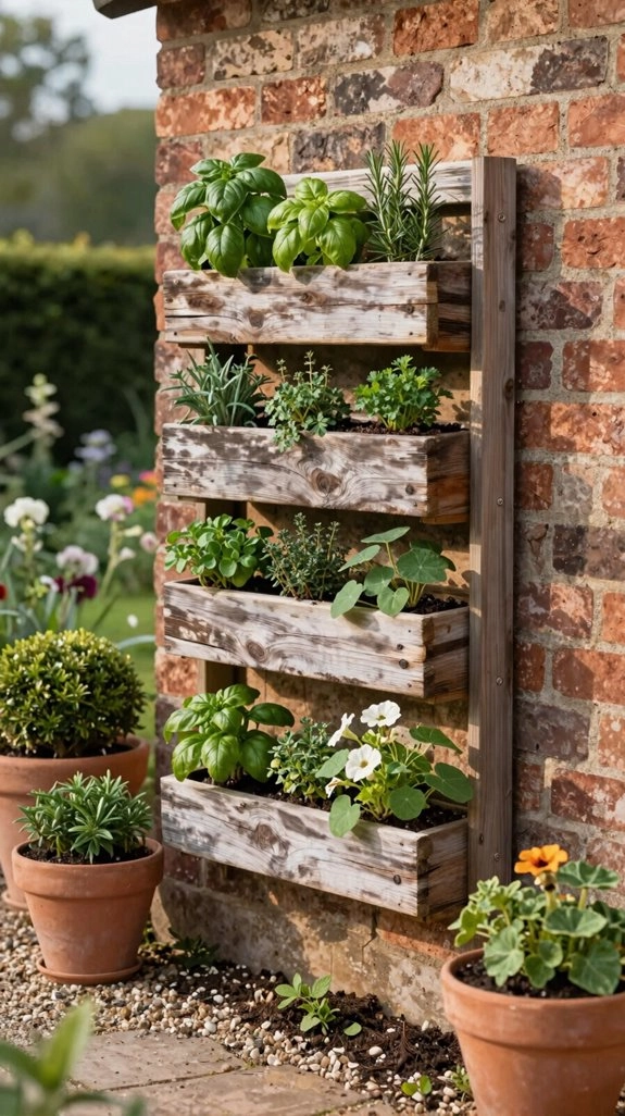 vertical herb garden for small spaces