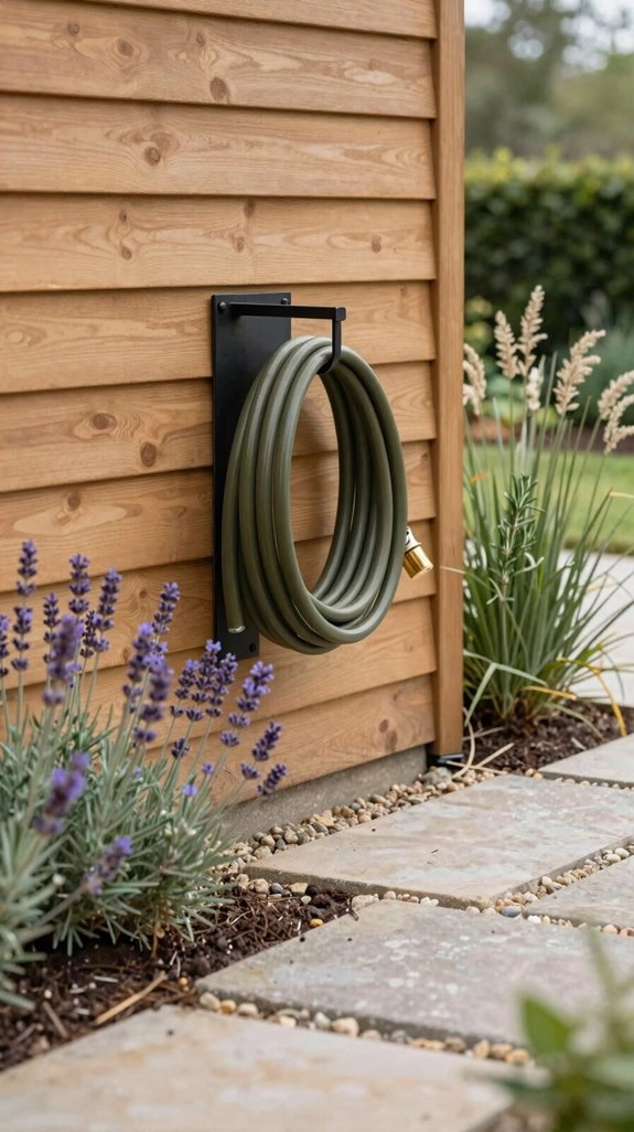 wall mounted hose holder