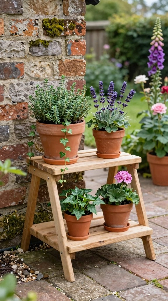 weatherproof tiered plant stand