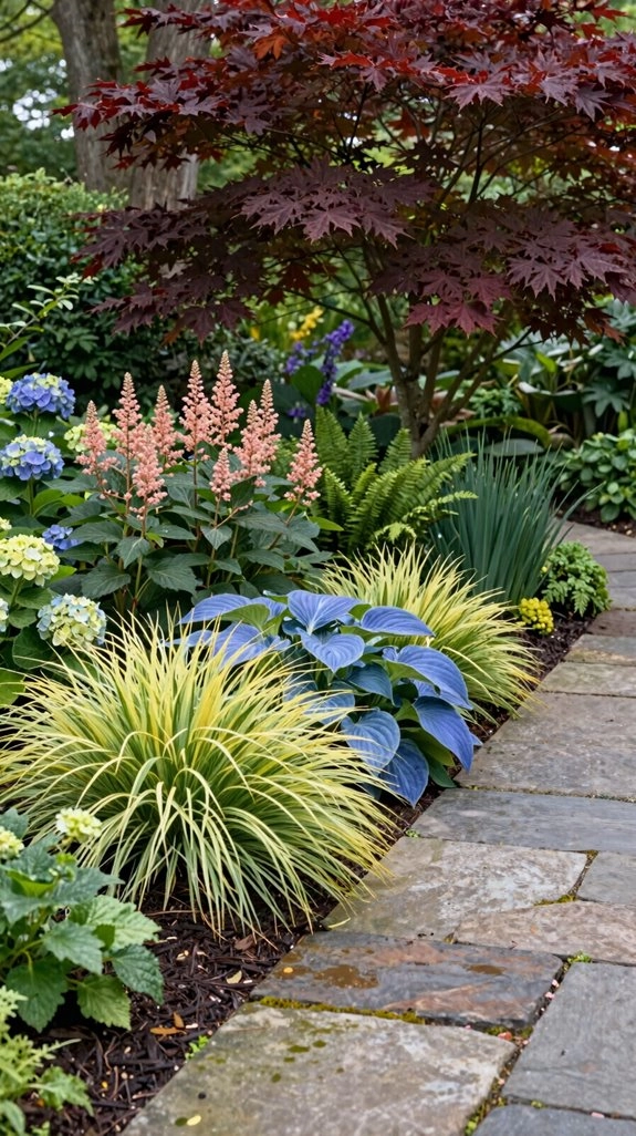 year round multi height planting